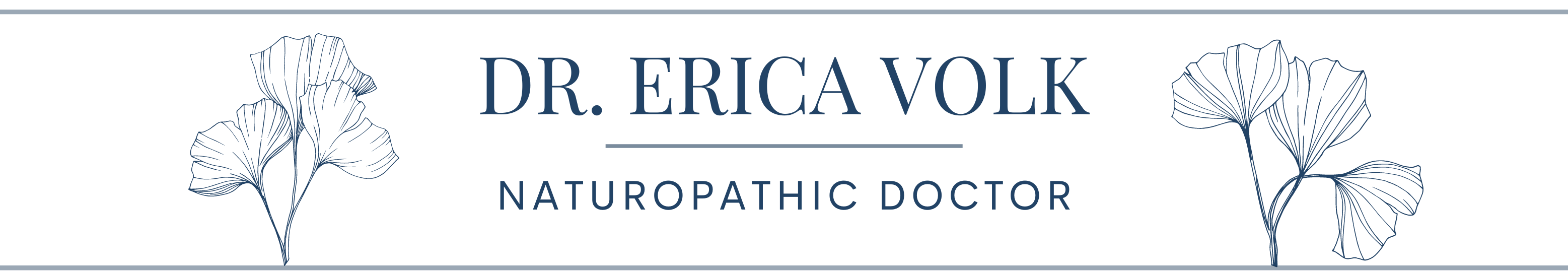 Logo for Dr. Erica Volk, Naturopathic Doctor